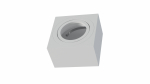 Ceiling spotlight fixture SPOT CARO square white
